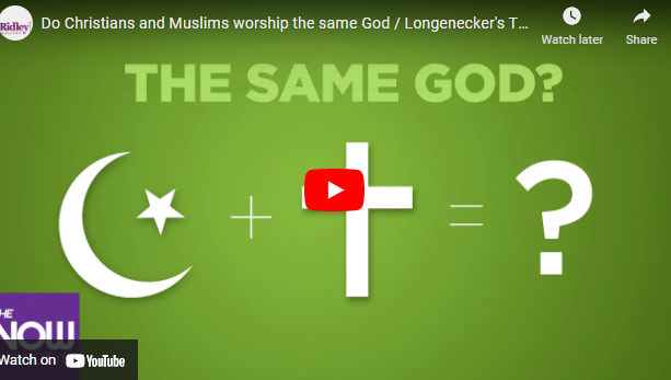 Do Christians and Muslims Worship the same God?