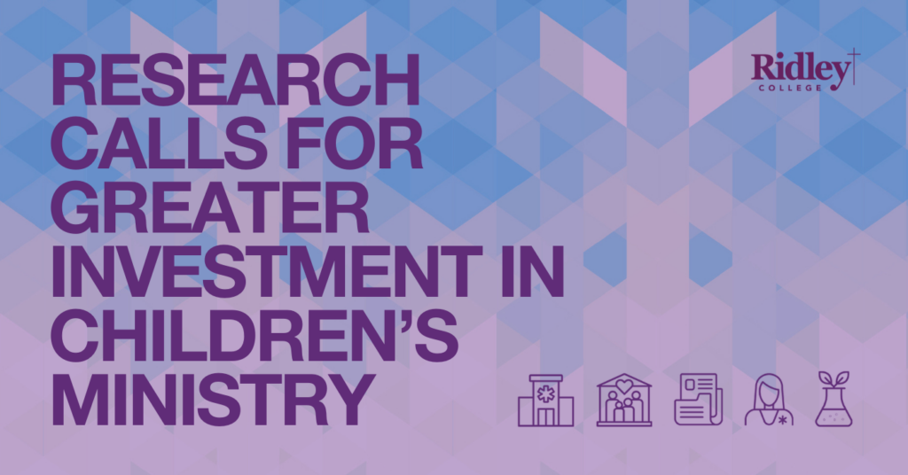 Research Calls For Greater Investment In Children’s Ministry