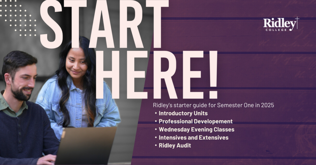 Start Here - Ridley's starter guide for 2025